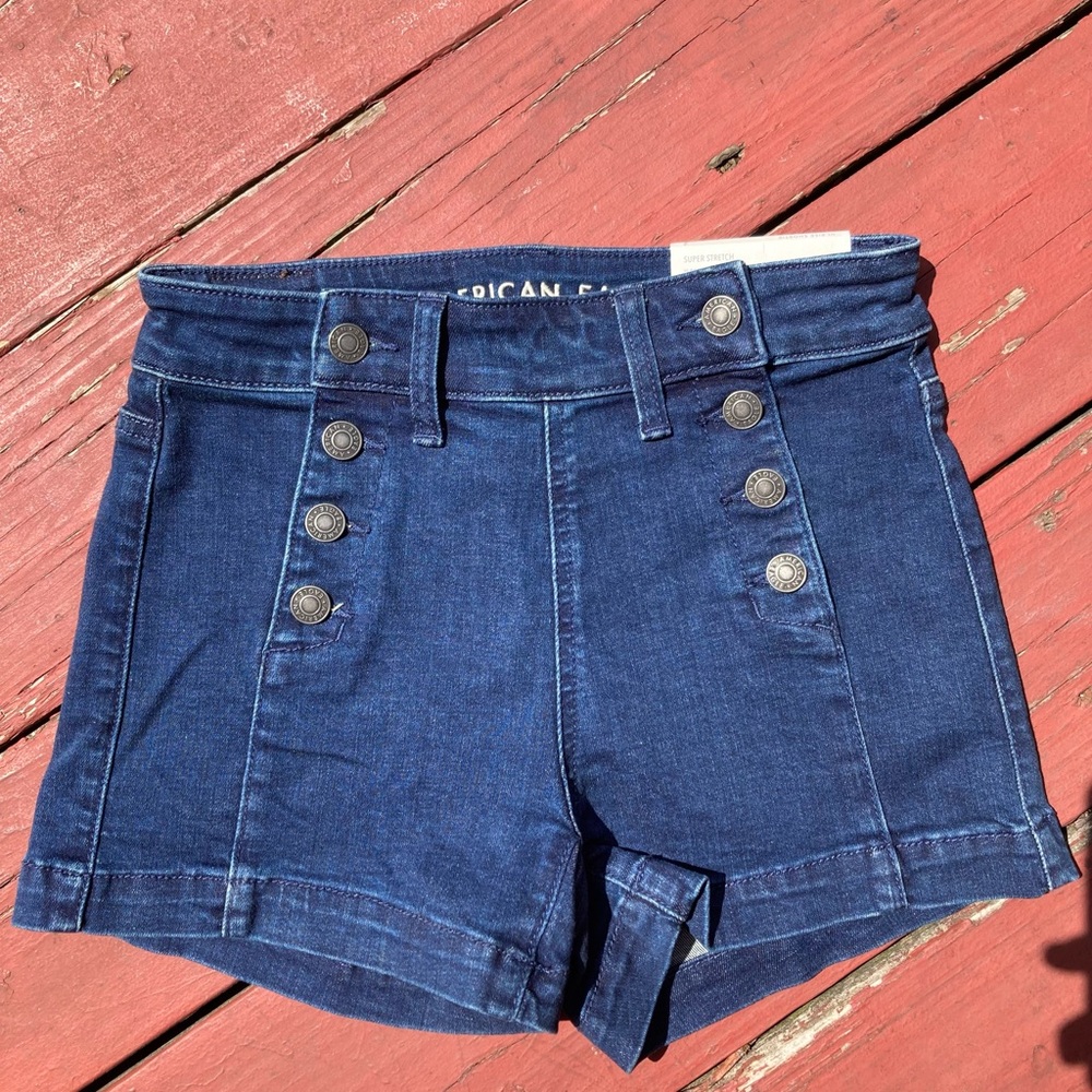 NWT AE denim shorts!